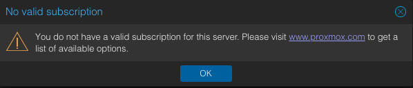 Removing the Proxmox Subscription Notice Popup